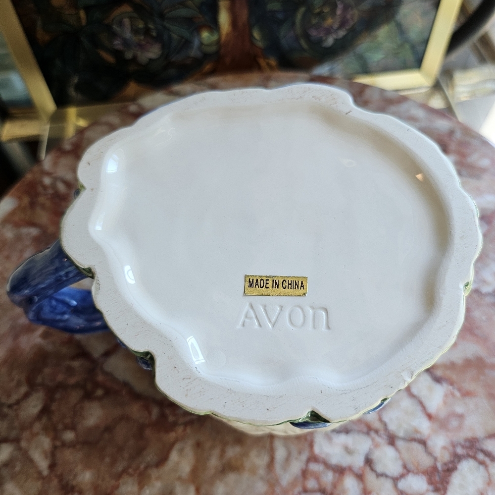Vintage Avon Ceramic Blue Rose Collection - Picture 6 of 6